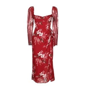 Reformation Theo floral-print dress NWT